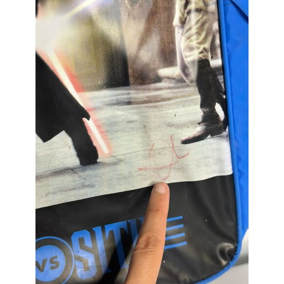 VTG 1999 Star Wars The Phantom Menace Backpack Jedi vs Sith Obi-Wan Kenobi 15.5" - Picture 5 of 8